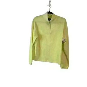 BR + Wolfgang yellow 3/4 zip pullover sweater size XS